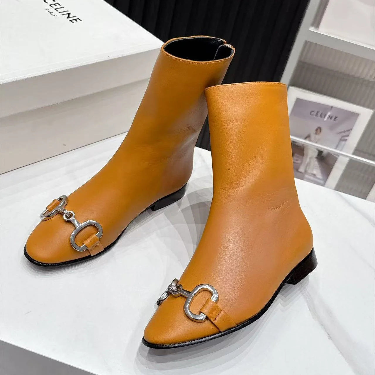 CE 26s Horsebit Ankle Boots Leather 147770