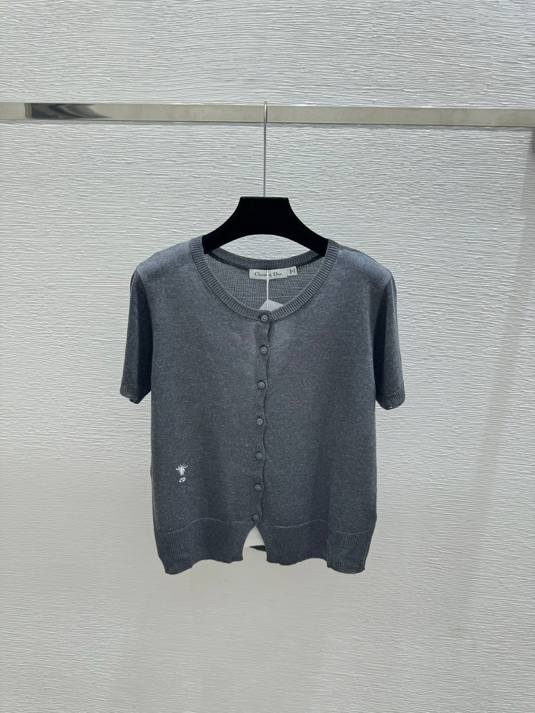 CD 2026 Short-sleeved Knitted Cardigan Wool 516762