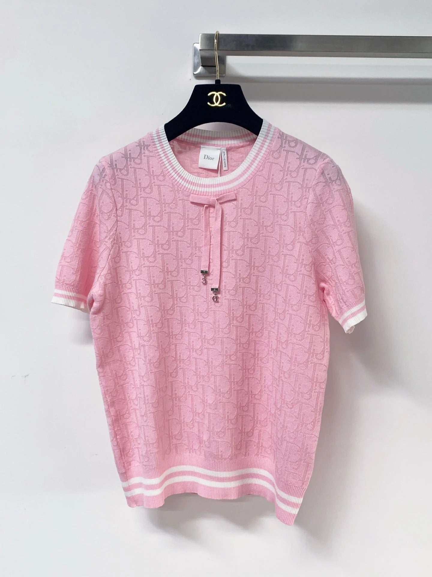 CD 2026 Short-Sleeve T-Shirt with Logo Cashmere 459050