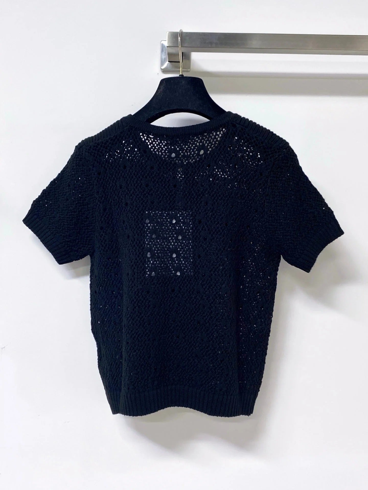 CC 2026 Short-Sleeved Shirts Crochet Logo Buttons 449828