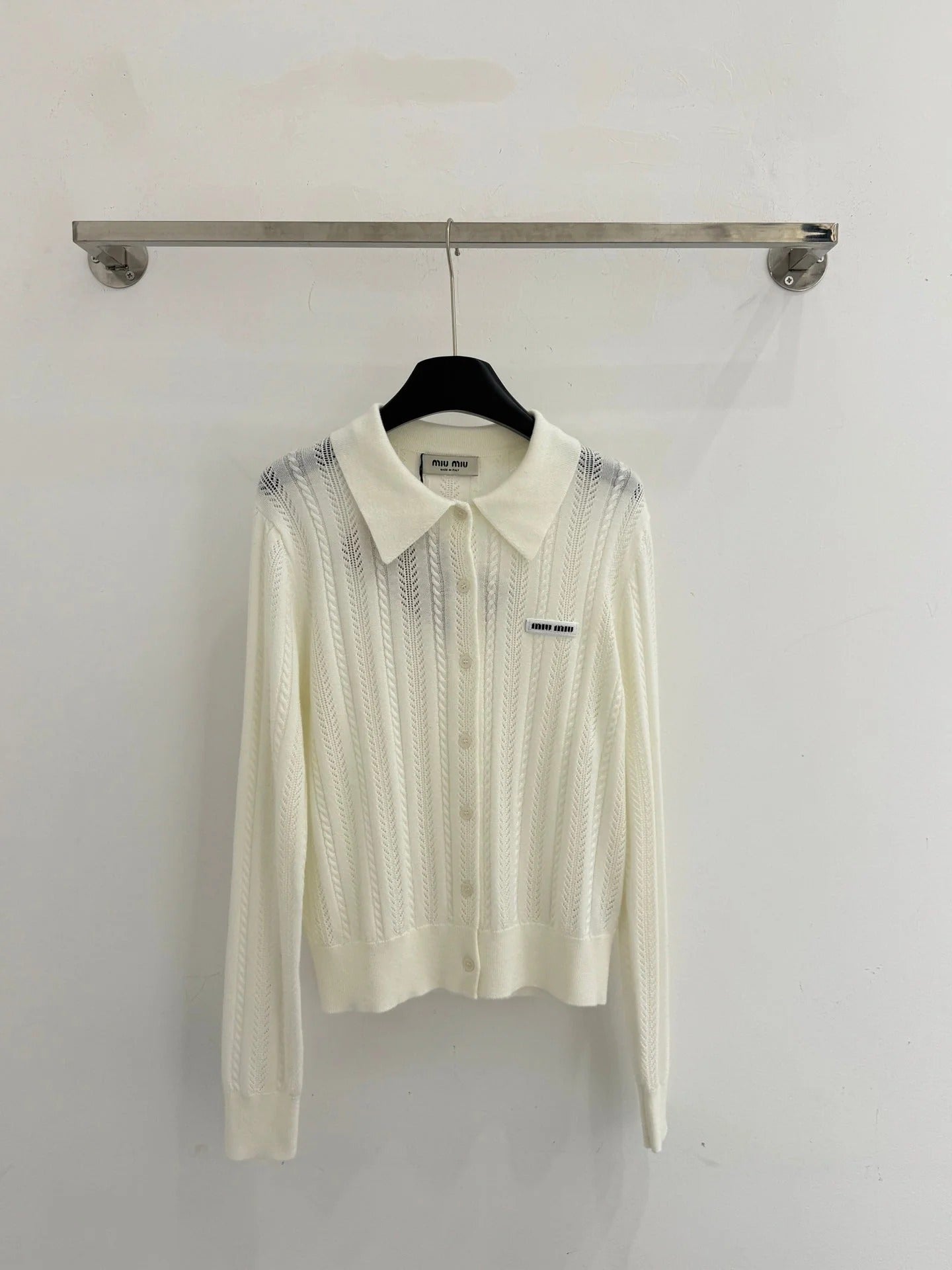 MIUMIU KNIT POLO SHIRT STYLE 61